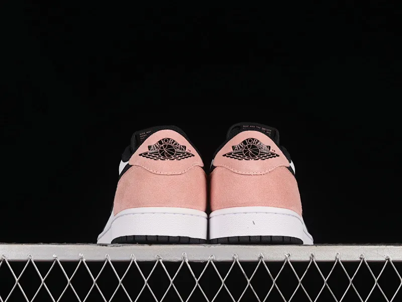 All categories Air Jordan Jordan series basketball shoes Air Jordan 1 Low pure original version Air Jordan 1 Low OG "Bleached Coral" AJ1 Joe 1 black pink toe full head layer low-top basketball shoes CZ0790-061